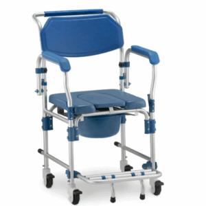 Cadeira de Banho em Alumínio até 150 Kg Assento 42 cm D60 Dellamed